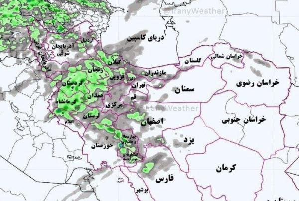 هشدار نارنجی برای 8 استان صادر شد ، بارندگی شدید 2 روزه در 23 استان