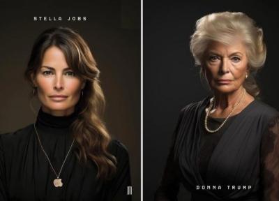 اگر دونالد ترامپ و ایلان ماسک زن بودند؛ تصاویر جالبی که هوش مصنوعی خلق نموده
